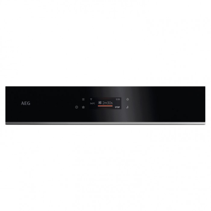 Фурна за вграждане AEG TX7PB63FSB Серия 7000, PizzaExpert, Пиролиза, 72 л, Клас А++