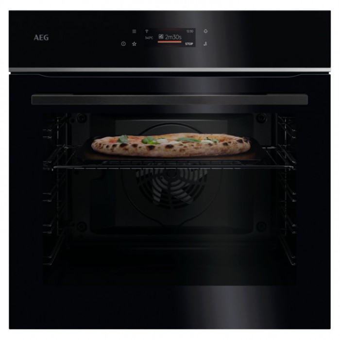 Фурна за вграждане AEG TX7PB63FSB Серия 7000, PizzaExpert, Пиролиза, 72 л, Клас А++