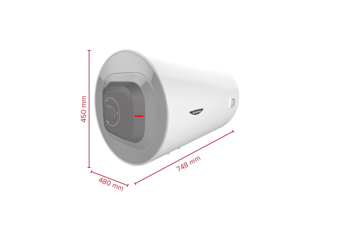 Pro1 R Хоризонтален бойлер Ariston PRO1 R 80 H 3K EU