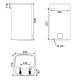Вертикален бойлер Atlantic Steatite Cube WiFi 75