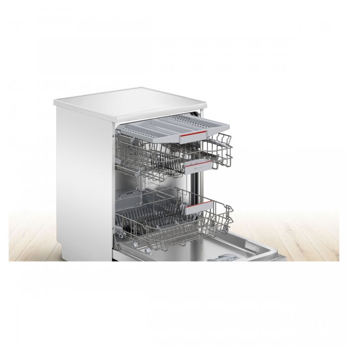 Свободностояща съдомиялна Bosch SMS46KW02E Серия 4, 60 см, 13 комплекта