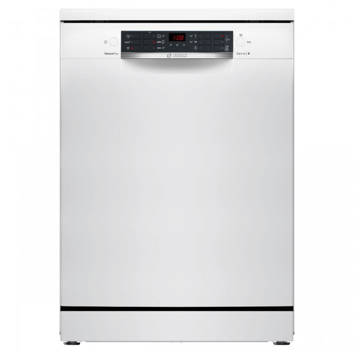 Свободностояща съдомиялна Bosch SMS46KW02E Серия 4, 60 см, 13 комплекта