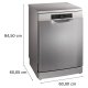 Свободностояща съдомиялна Bosch SMS8TCI04E Серия 8 Zeolith, 60 см, 14 комплекта