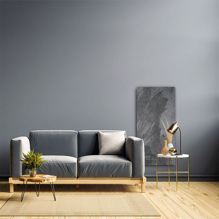 Лъчист конвектор за баня Climastar SLIM 800 - черен