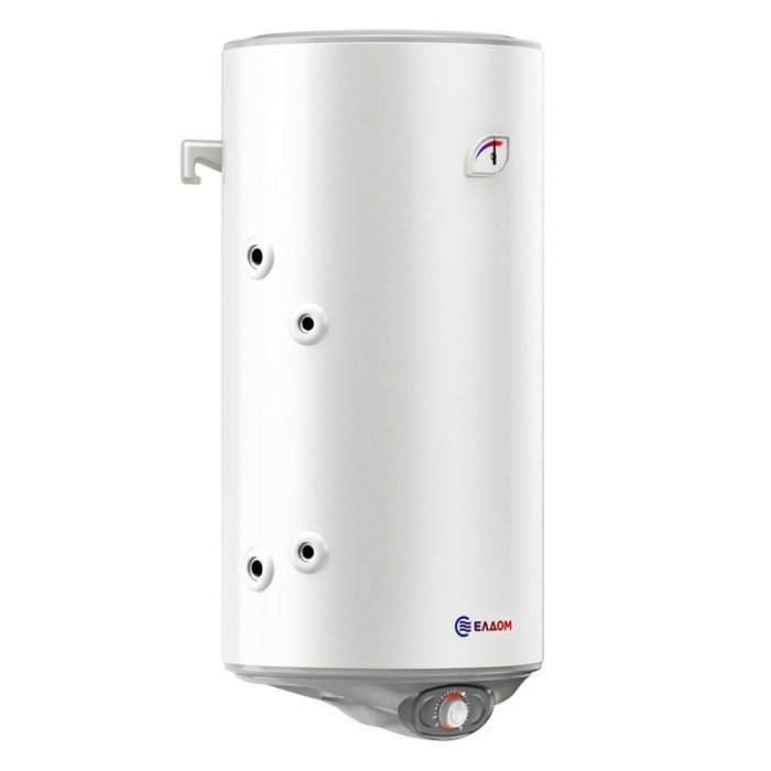 Вертикален бойлер Eldom WVF10046ISL 100л с ниска лява серпентина - неръждаем