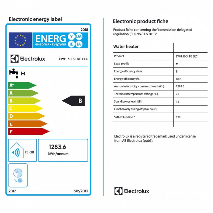 Мултипозиционен бойлер Electrolux EWH 50 SI BE