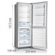 Комбиниран хладилник с фризер Gorenje RK416EPS4, 161см