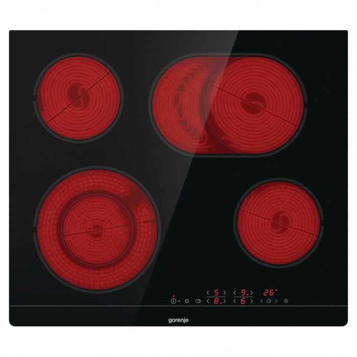 Стъклокерамичен плот за вграждне Gorenje ECT603FM, 60 см.