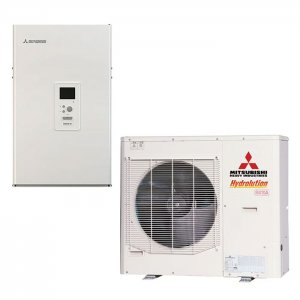 Термопомпа Mitsubishi Heavy Hydrolution HMS100-W/FDCW100VNX-А, 12 kW, отопление, охлаждане и БГВ