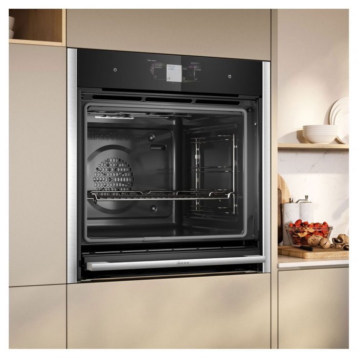 Фурна за вграждане Neff B64VT73N0 Серия N90 Slide & Hide, Пиролиза, Пара, 71 л, Клас A+