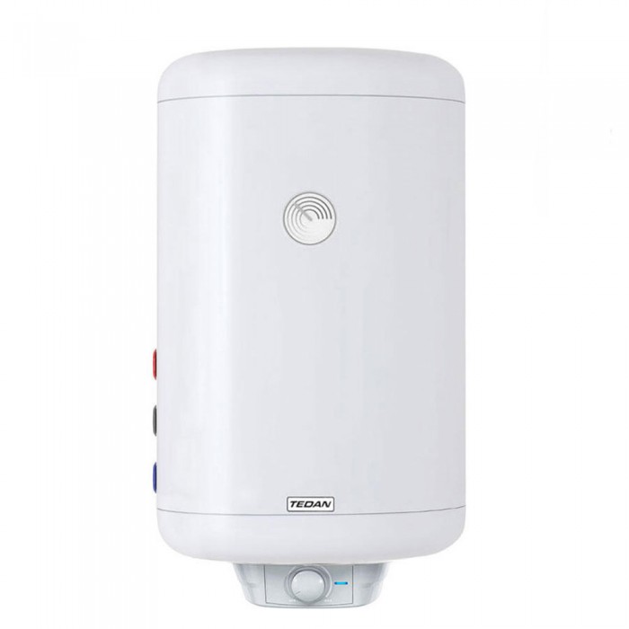 Вертикален бойлер Tedan Combi MB 100L inox 3 kW с лява серпентина