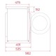 Пералня Teka WMK 40840 WH, 1400 обр/мин, 8 кг