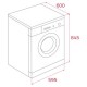 Сушилня с термопомпа Teka SHK 70840 WH, 8 кг